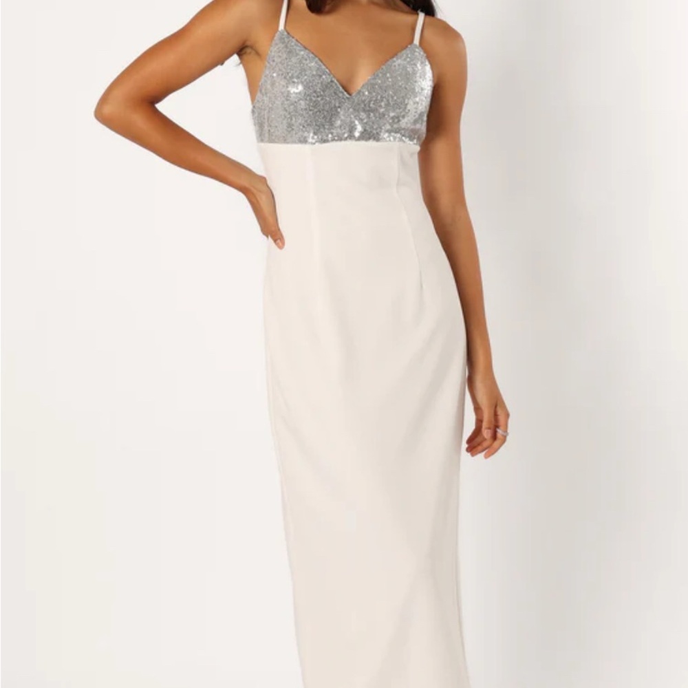 Victoria's Secret Cream Slip Maxi Dress for Weddings